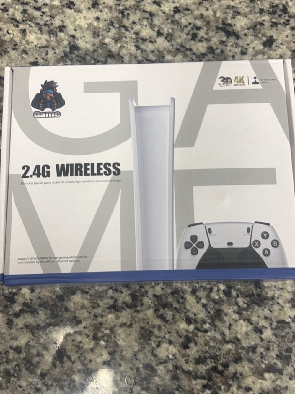 Retro Console 4K Gaming with 2 Wireless Controllers & 20K+ games - 1 Left